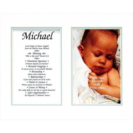 TPWMSEMD Townsend FN03Aiden Personalized Matted Frame With The Name & Its Meaning - Aiden FN03Aiden